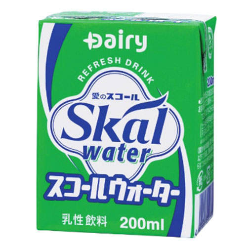 【送料弊社負担】南日本酪農協同 デーリィ スコールウォーター 200ml×48本【他商品と同時購入不可】