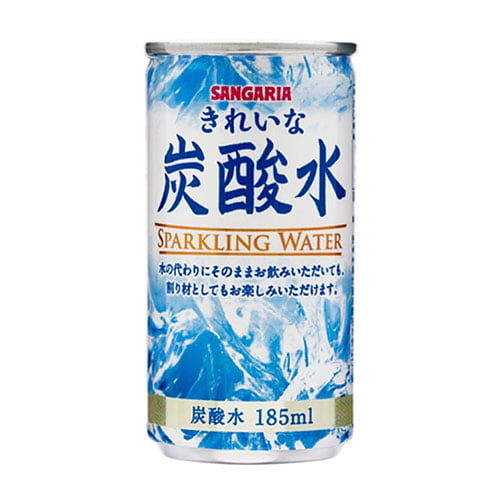 サンガリア きれいな炭酸水 185ml×60缶