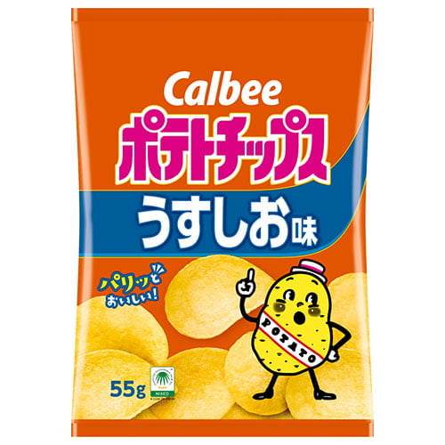 カルビー ポテトチップス うすしお味 55g×16袋