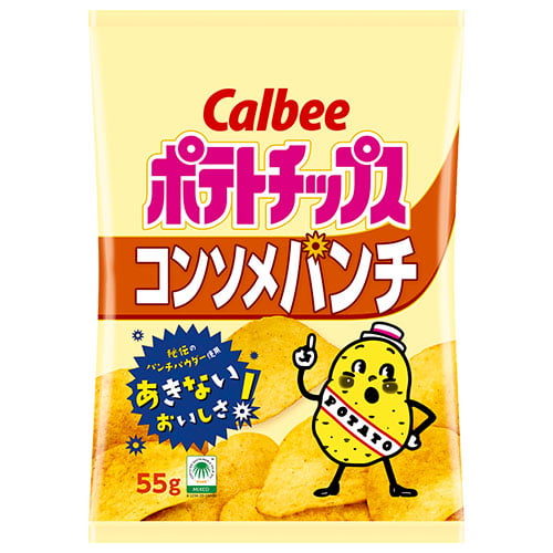 カルビー ポテトチップス コンソメパンチ 55g×16袋