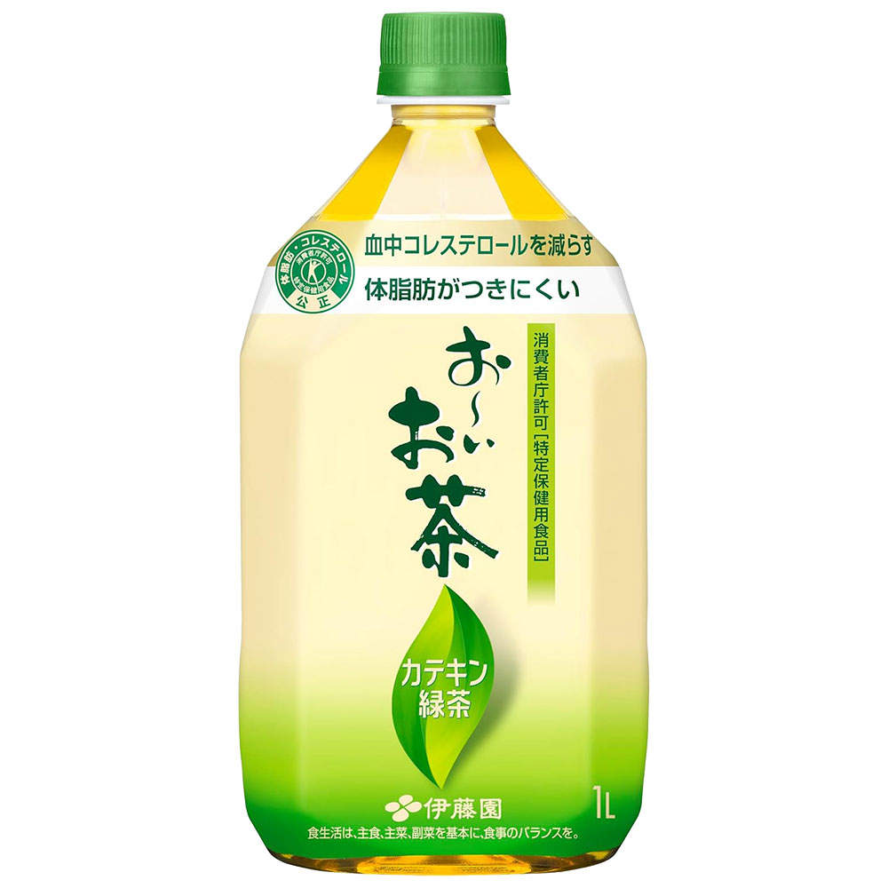 伊藤園 おーいお茶 カテキン緑茶 1L 12本