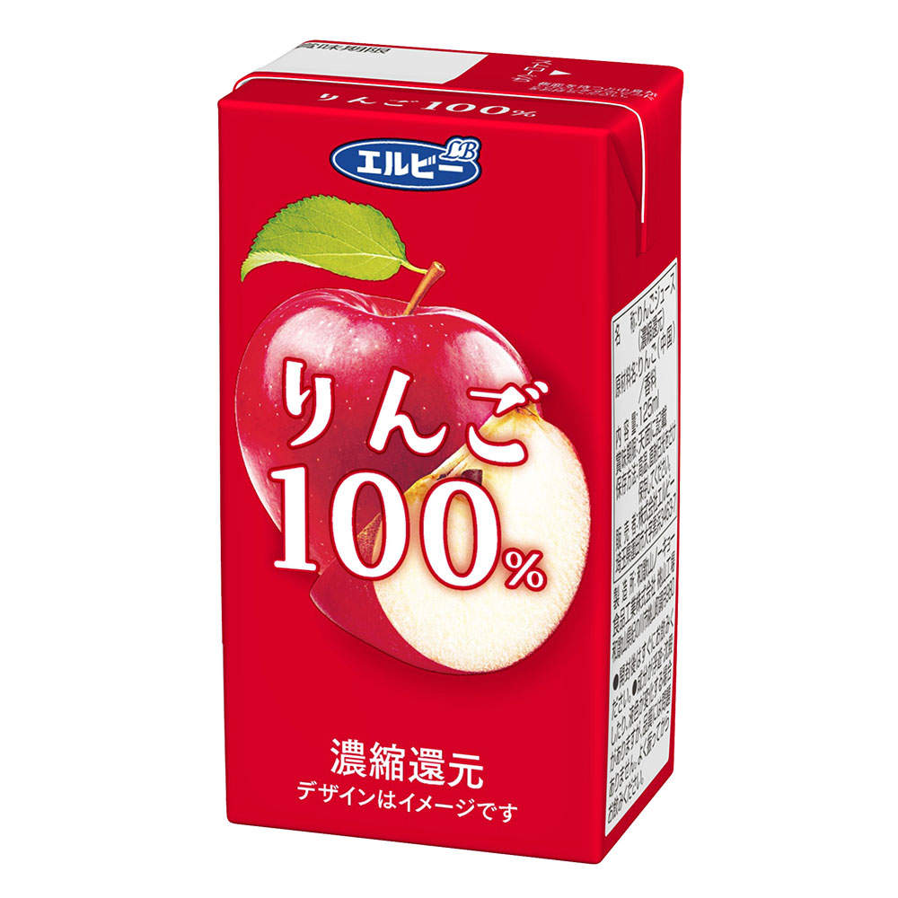 エルビー りんご 100％ 125ml 48本