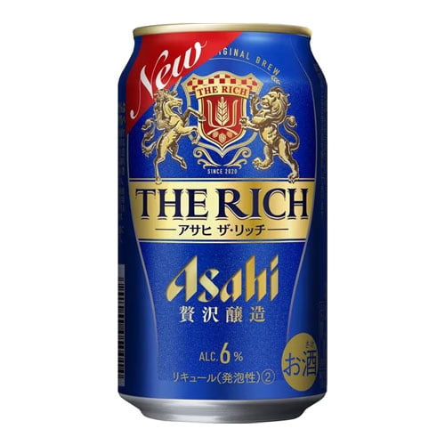 アサヒ飲料 アサヒ ザ・リッチ 350ml×6缶