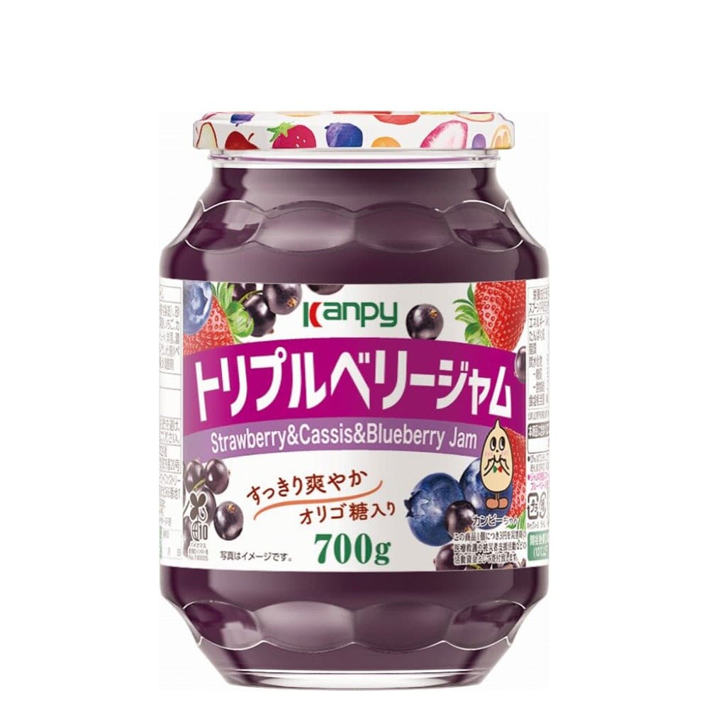 加藤産業 カンピー トリプルベリージャム 700g: 食品・飲料・産地直送
