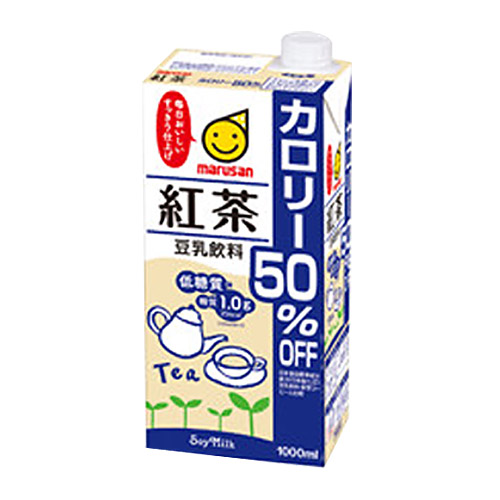 マルサンアイ 豆乳飲料　紅茶　カロリー50％オフ 1000ml