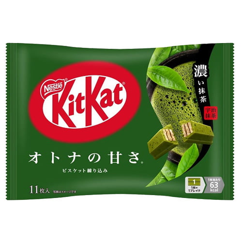 ネスレ キットカット 大人の甘さ 濃い抹茶 11枚入×12袋