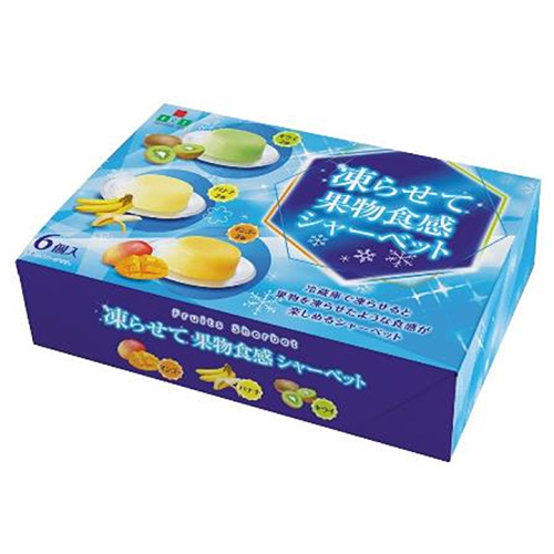 エースベーカリー 凍らせて果物食感シャーベット 6個入 食品 飲料 産地直送 オフィス 現場用品の通販キラット Kilat