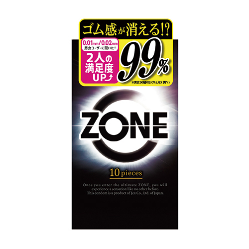 ジェクス コンドーム ZONE ゾーン 10個入×10個セット