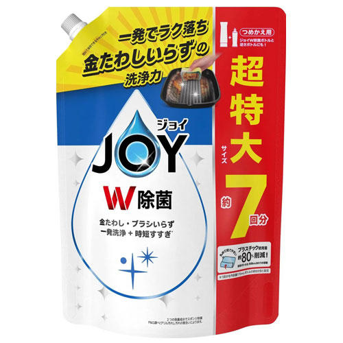 P＆G 除菌ジョイ コンパクト 詰替用 930ml＋毎日とりかえスポンジ 15枚入