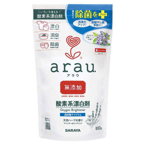 【送料弊社負担】サラヤ アラウ. 酸素系漂白剤 800g×6個【他商品と同時購入不可】