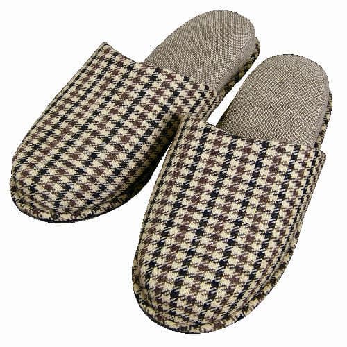 GRATES スリッパ 千鳥格子 5足