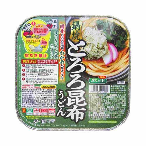 五木食品 鍋焼とろろ昆布うどん 210g×3個