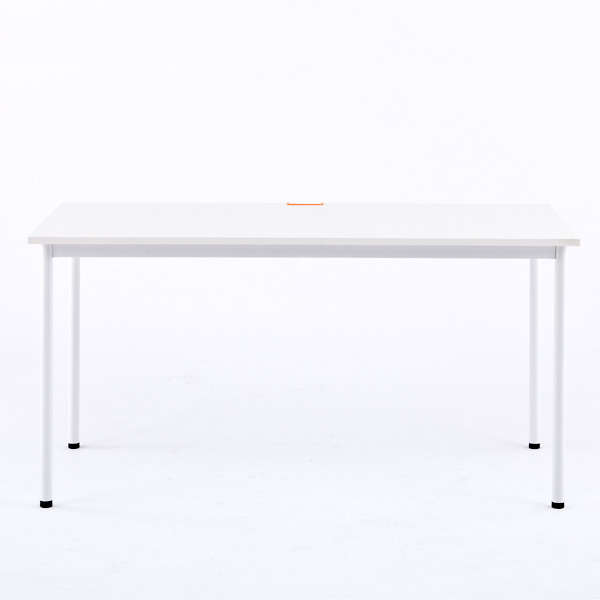 アール・エフ・ヤマカワ シンプルテーブル W1400×D700 ホワイト Z-SHST-1470WHW