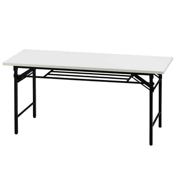【法人限定】井上金庫販売 折り畳みテーブル W1500×D600×H700 ホワイト UMT-1560W