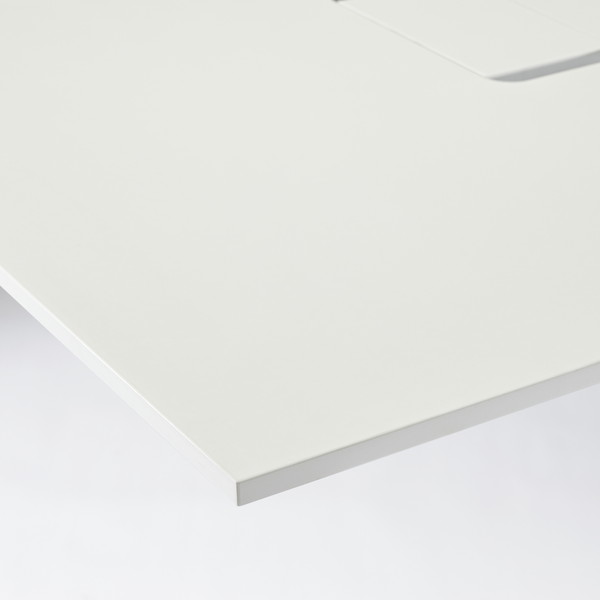 【組立設置込】 Garage MRフリースタイルデスク スタンダード天板 基本デスク 配線収納付 W2000×D1200×H720mm ホワイト脚 ホワイト MR-2012SLH WH/WH
