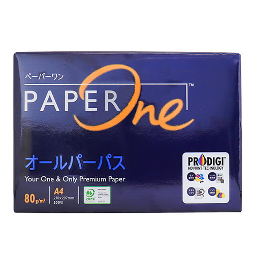 コピー用紙 A4 中厚口 2500枚(500枚×5冊)80g マルチペーパー ペーパーワン（PAPER ONE）オールパーパス