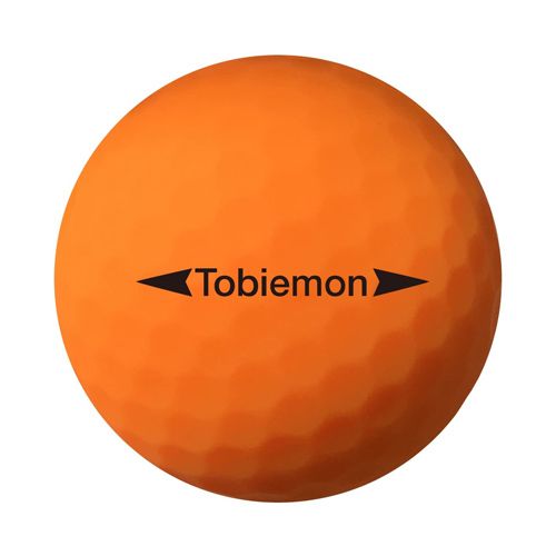 LMT ゴルフボール 飛衛門 TOBIEMON 2ピース蛍光マット R＆A公認球 オレンジ 12球入 T-2BMO