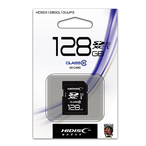 HIDISC SDXCカード CLASS10 UHS-1対応 128GB