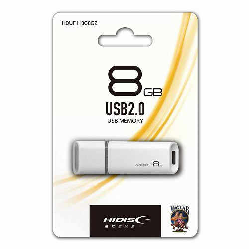 HIDISC USBフラッシュメモリー USB2.0 8GB HDUF113C8G2