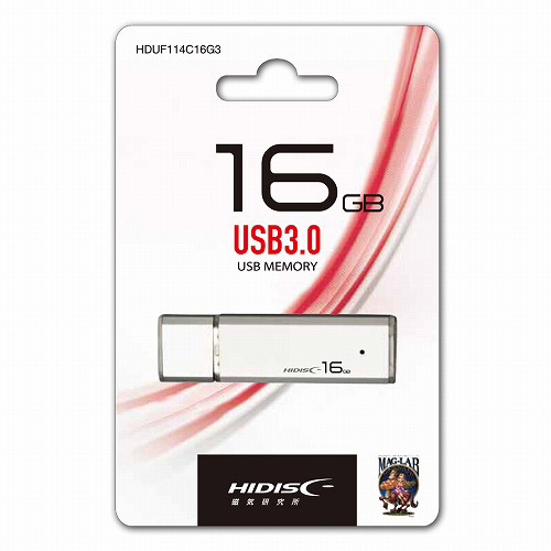 HIDISC USBフラッシュメモリー USB3.0 16GB HDUF114C16G3