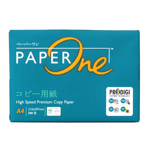 ペーパーワン(PAPER ONE) コピー用紙 A4 5000枚(500枚×10冊) 高白色 プロデジ高品質