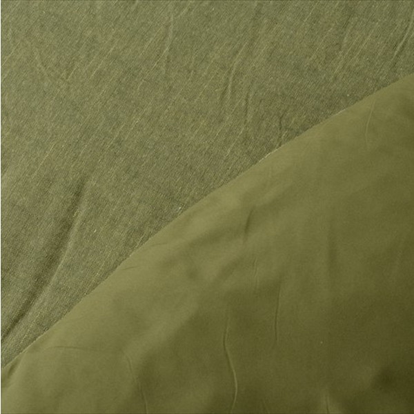 イケヒコ 先染め 厚掛こたつ布団 つむぎ 楕円 185×225cm グリーン STM185225