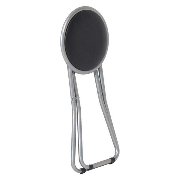 折りたたみパイプ丸椅子 FB-02BK 6脚セット 88624