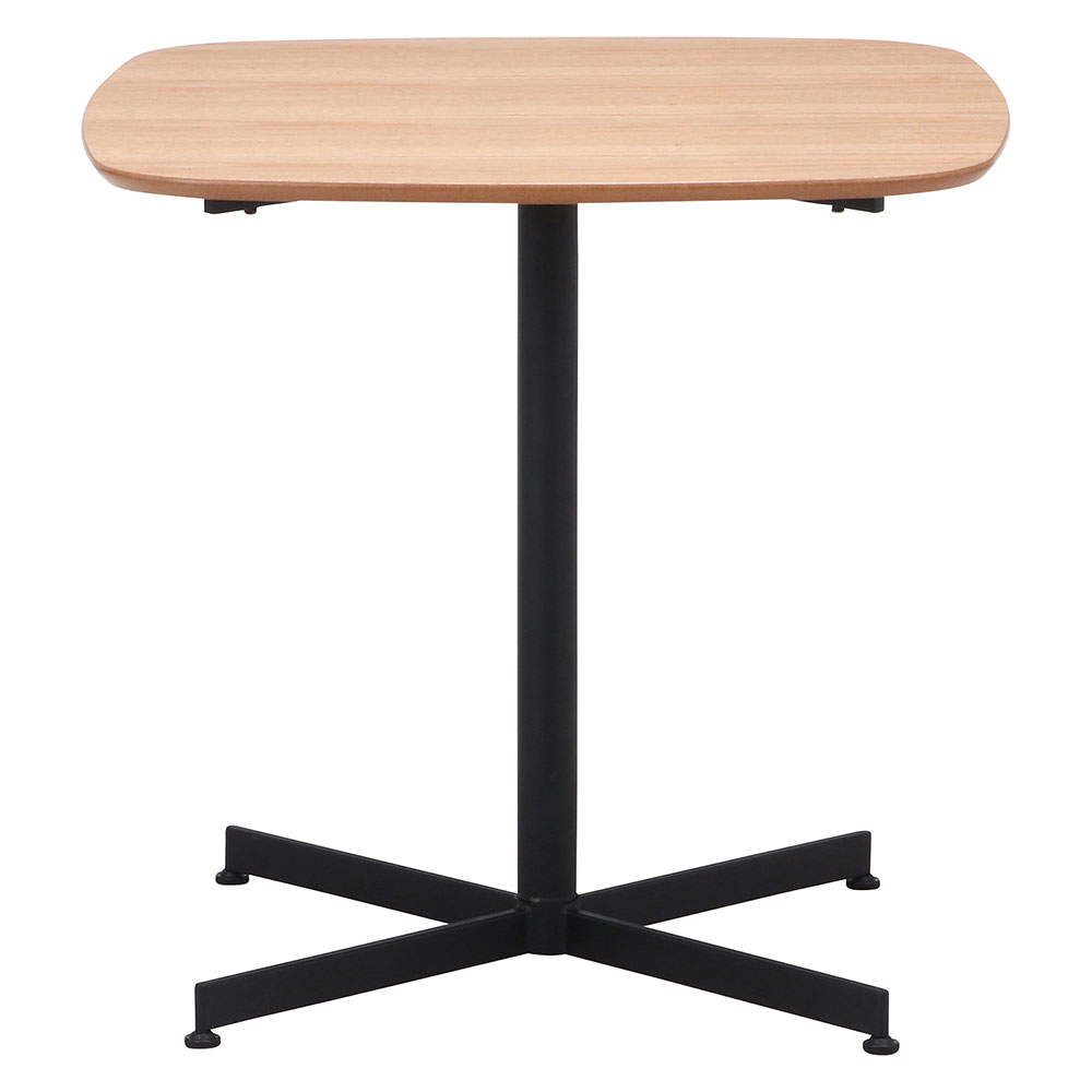 不二貿易 カフェテーブル レグナ 幅75cm ナチュラル 正方形 98933