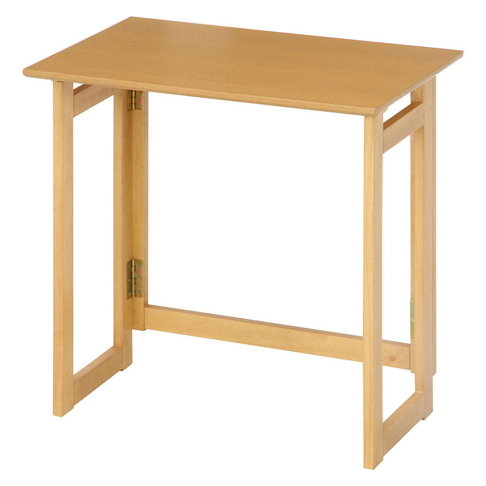 不二貿易 フォールディングテーブル 幅70cm ミラン ナチュラル 10880