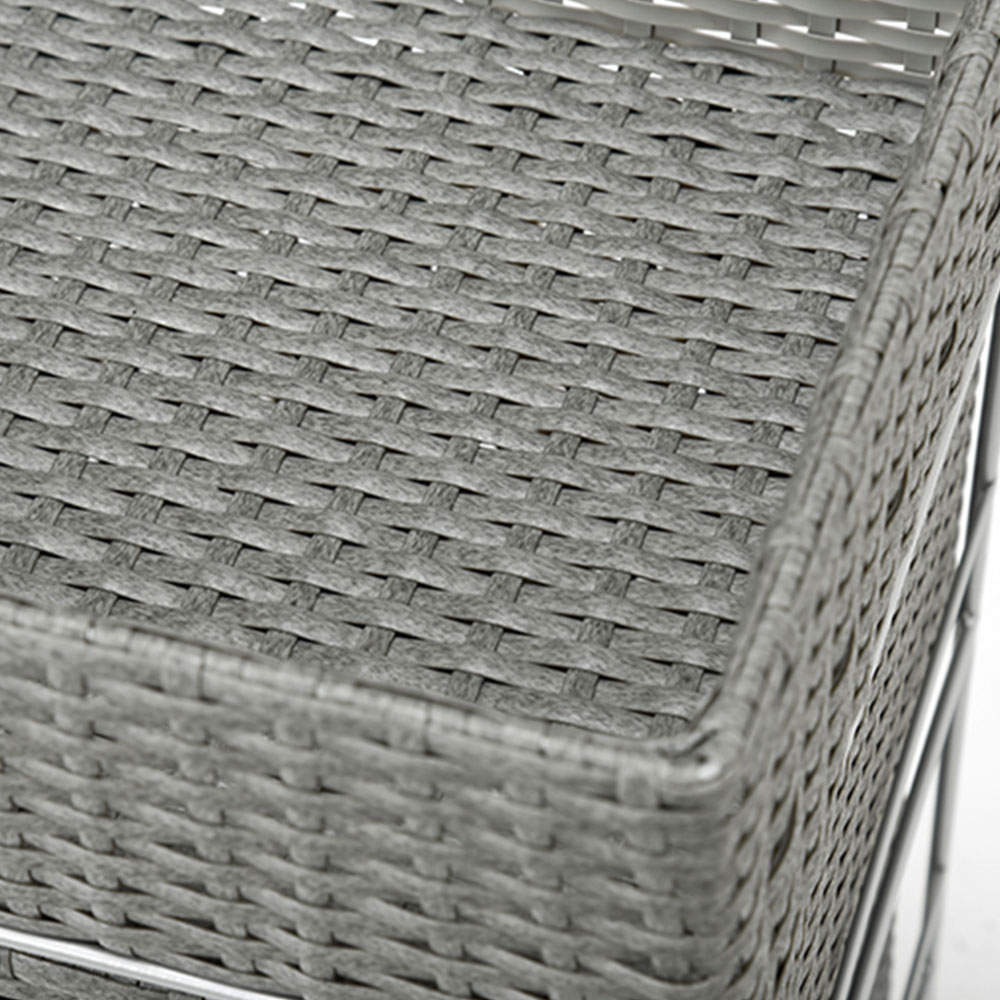 萩原 ランドリーラック グレー RAN-2412GY