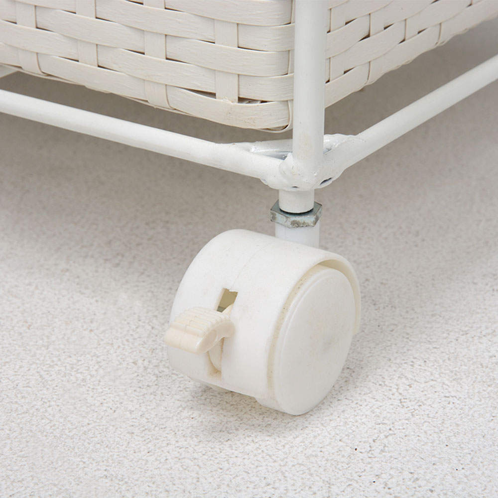 萩原 ランドリーラック ホワイト RAN-2417WH