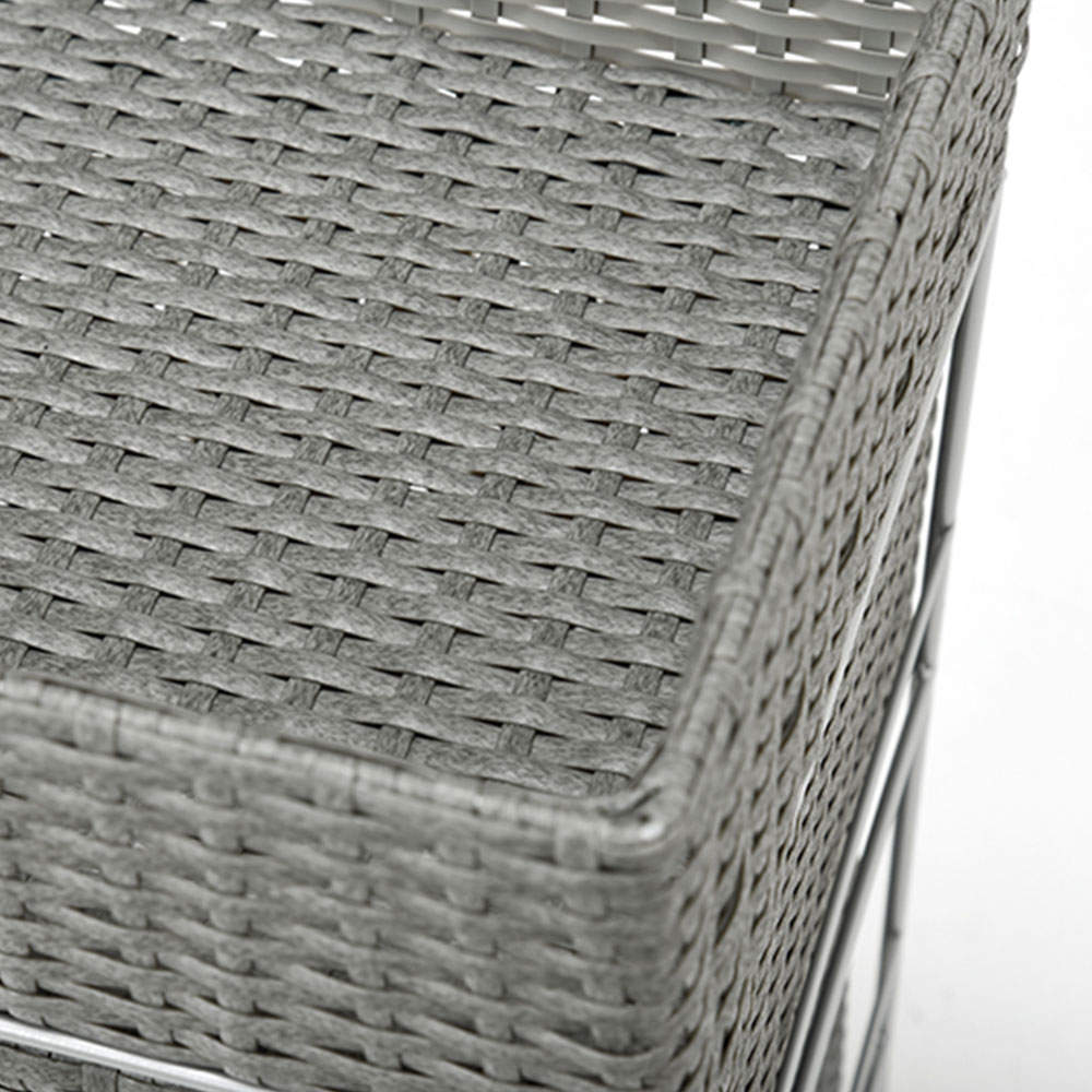 萩原 ランドリーラック グレー RAN-2418GY