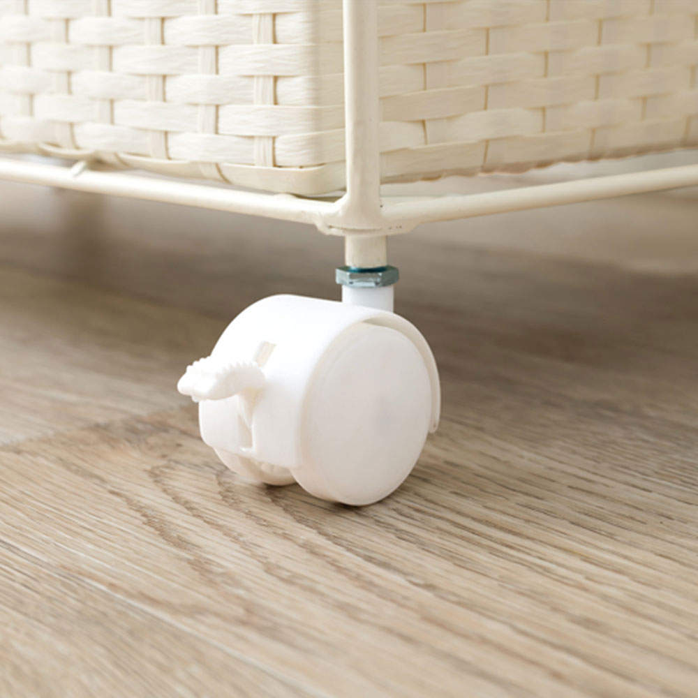 萩原 ランドリーラック ホワイト RAN-2434WH