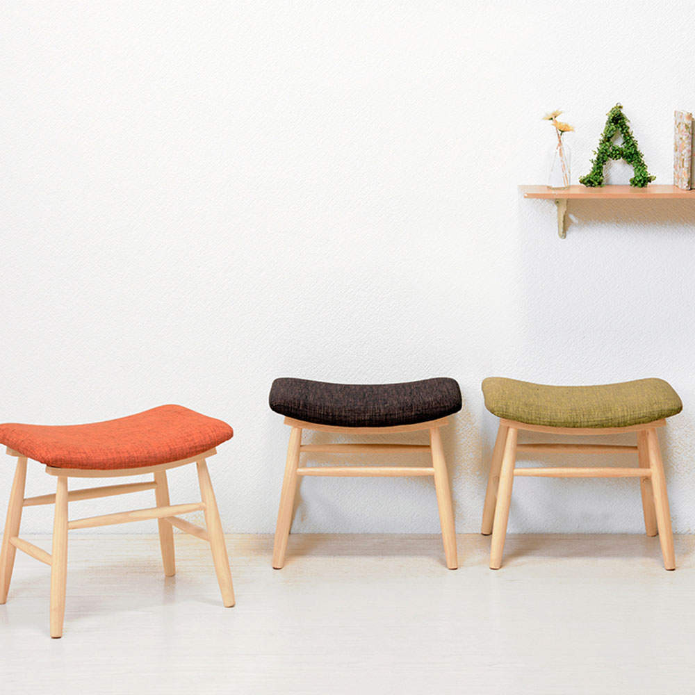 萩原 スツール ブラウン 2脚セット VH-7947BR