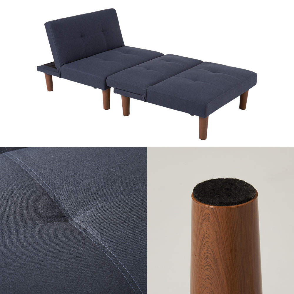 萩原 ソファベッド ダークネイビー LSF-4440DNV-2S