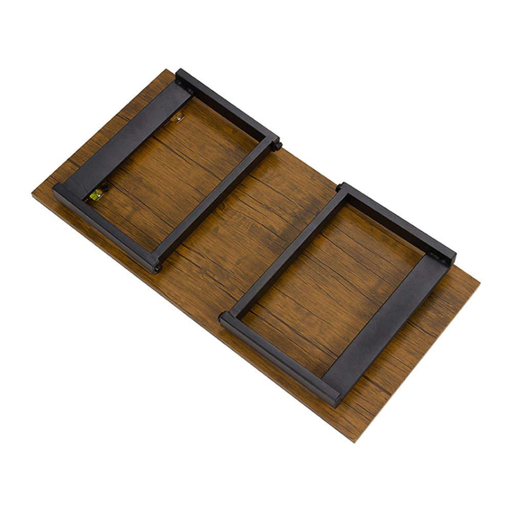 萩原 折れ脚テーブル ブラウン LT-4396BR