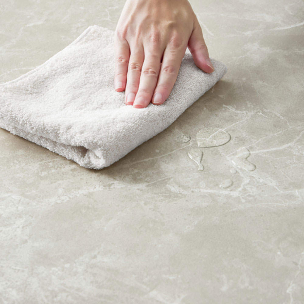 萩原 折れ脚テーブル マーブルグレージュ MT-6861MGB