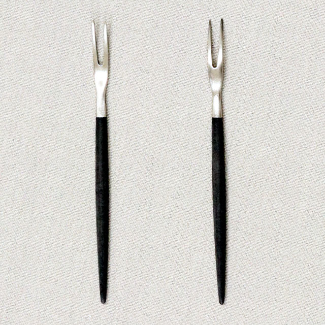 Cutipol クチポール GOA Black ゴア ブラック Fruit fork/Snail fork フルーツフォーク/スネイルフォーク