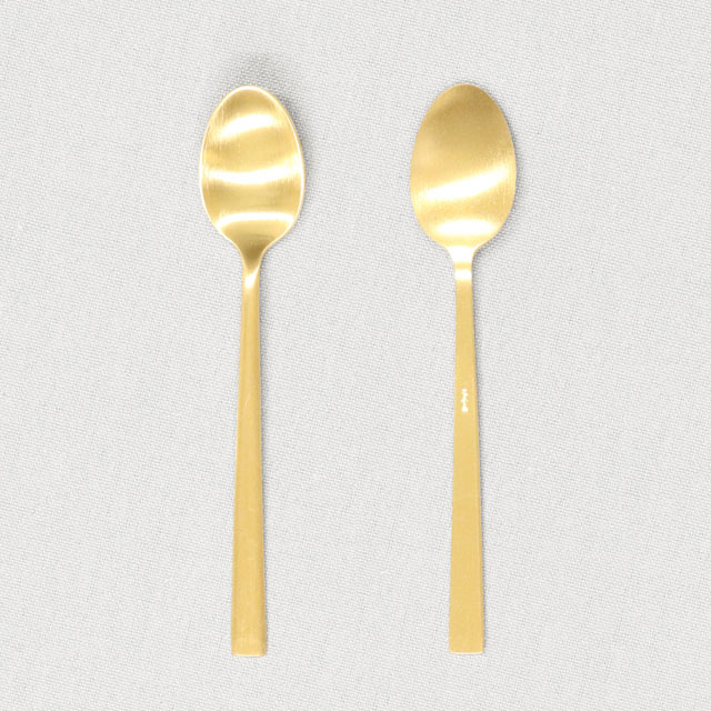 Cutipol クチポール DUNA Matte Gold デュナ マット ゴールド Tea spoon/Coffee spoon ティースプーン/コーヒースプーン