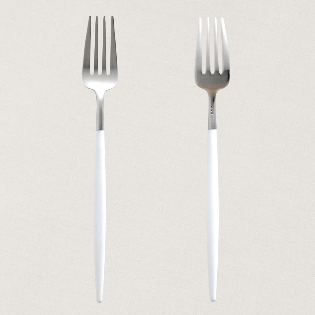 Cutipol クチポール GOA White Matte ゴア ホワイト マット Dinner fork ディナーフォーク