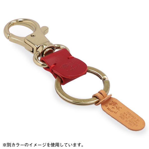 よろずやマルシェ本店 | IL BISONTE イルビゾンテ KEYRING キーリング ROSSO RUBINO ロッソ ルビーノ RE101  SKH016 キーホルダー PG0001: 日用品・キッチン・洗剤 －食品・日用品から百均まで個人向け通販