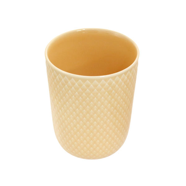 【売りつくし】Lyngby Porcelaen リュンビュー ポーセリン Rhombe Color ロンブ カラー マグカップ 330ml サンド 2個セット