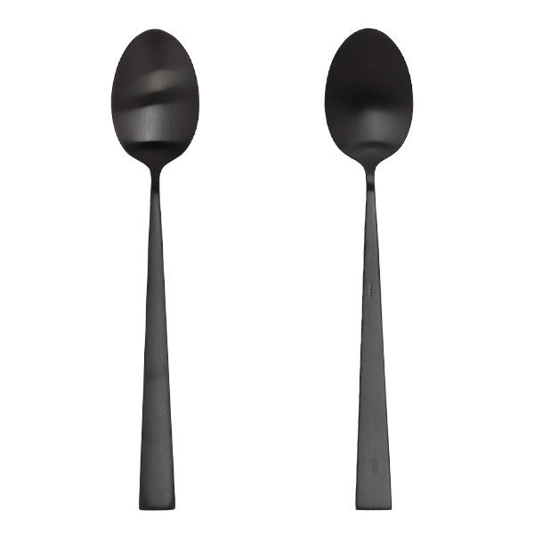 Cutipol クチポール DUNA Matte Black デュナ マット ブラック Dinner spoon/Table spoon ディナースプーン/テーブルスプーン