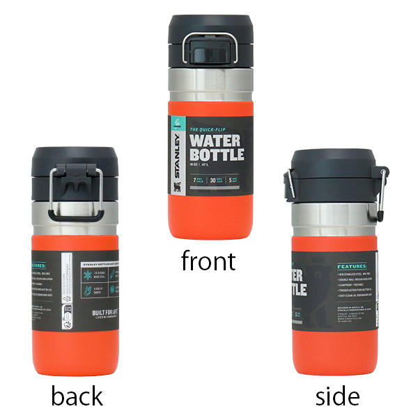 STANLEY スタンレー ボトル Go The Quick Flip Water Bottle ゴー クイックフリップ ボトル タイガーリリー 0.47L 16oz