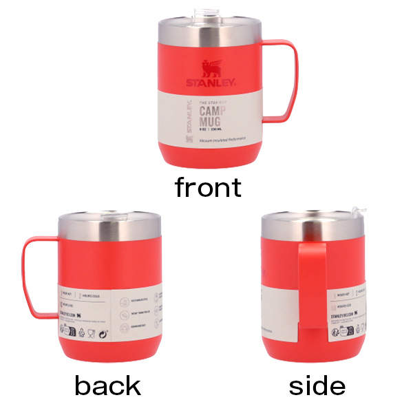 STANLEY スタンレー Classic The Legendary Camp Mug クラシック 真空マグ ホットコーラル 0.23L 7.7oz