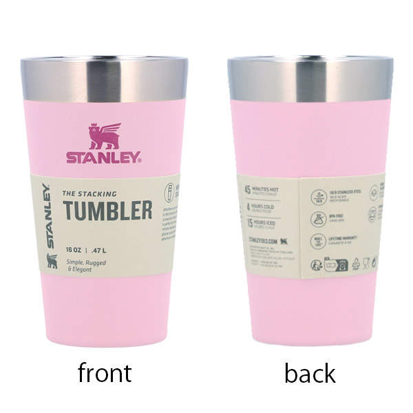 STANLEY スタンレー Adventure Stacking Beer Pint アドベンチャー スタッキング 真空パイント チェリーブロッサム 0.47L 16oz