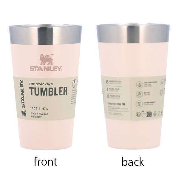 STANLEY スタンレー Adventure Stacking Beer Pint アドベンチャー スタッキング 真空パイント ローズクオーツ 0.47L 16oz