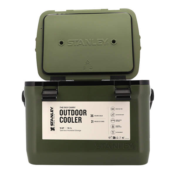 STANLEY スタンレー Adventure Easy Carry Outdoor Cooler アドベンチャー クーラーボックス ドライパイン 15.1L 16QT