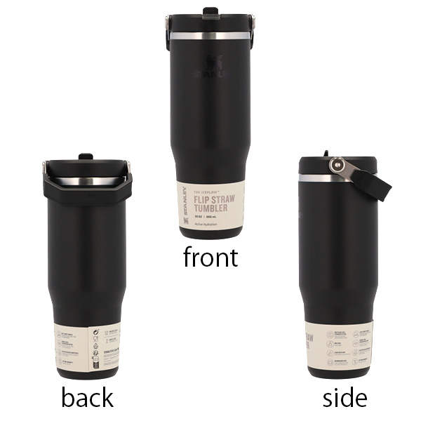 STANLEY スタンレー IceFlow Flip Straw Tumbler アイスフロー フリップストロー 真空タンブラー ブラック 0.88L 30oz