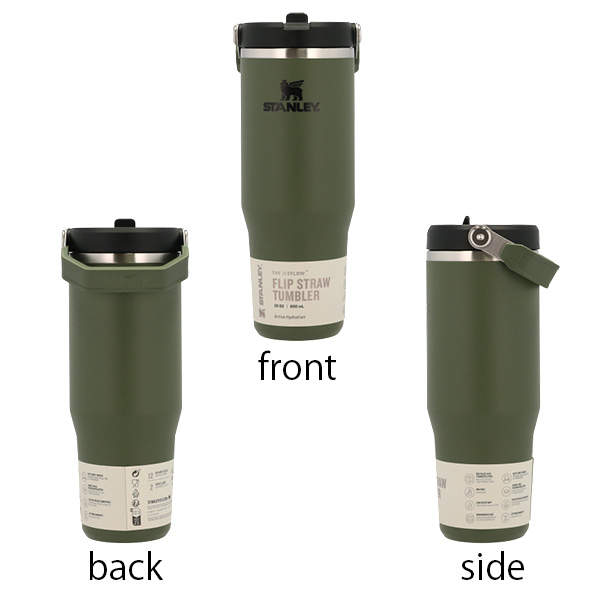 STANLEY スタンレー IceFlow Flip Straw Tumbler アイスフロー フリップストロー 真空タンブラー ドライパイン 0.88L 30oz